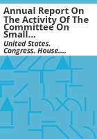Annual_report_on_the_activity_of_the_Committee_on_Small_Business